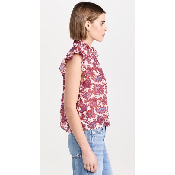 XIRENA Brenna Top in Electric Red - Picture 7 of 12